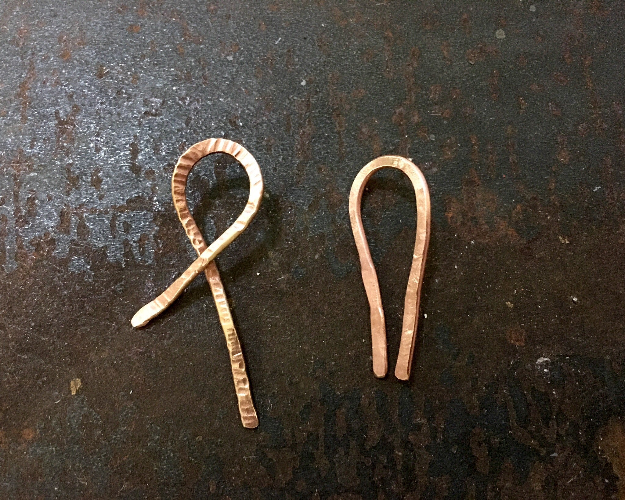workshop / intro to working with metals + making HOOP or RIBBON EARRINGS