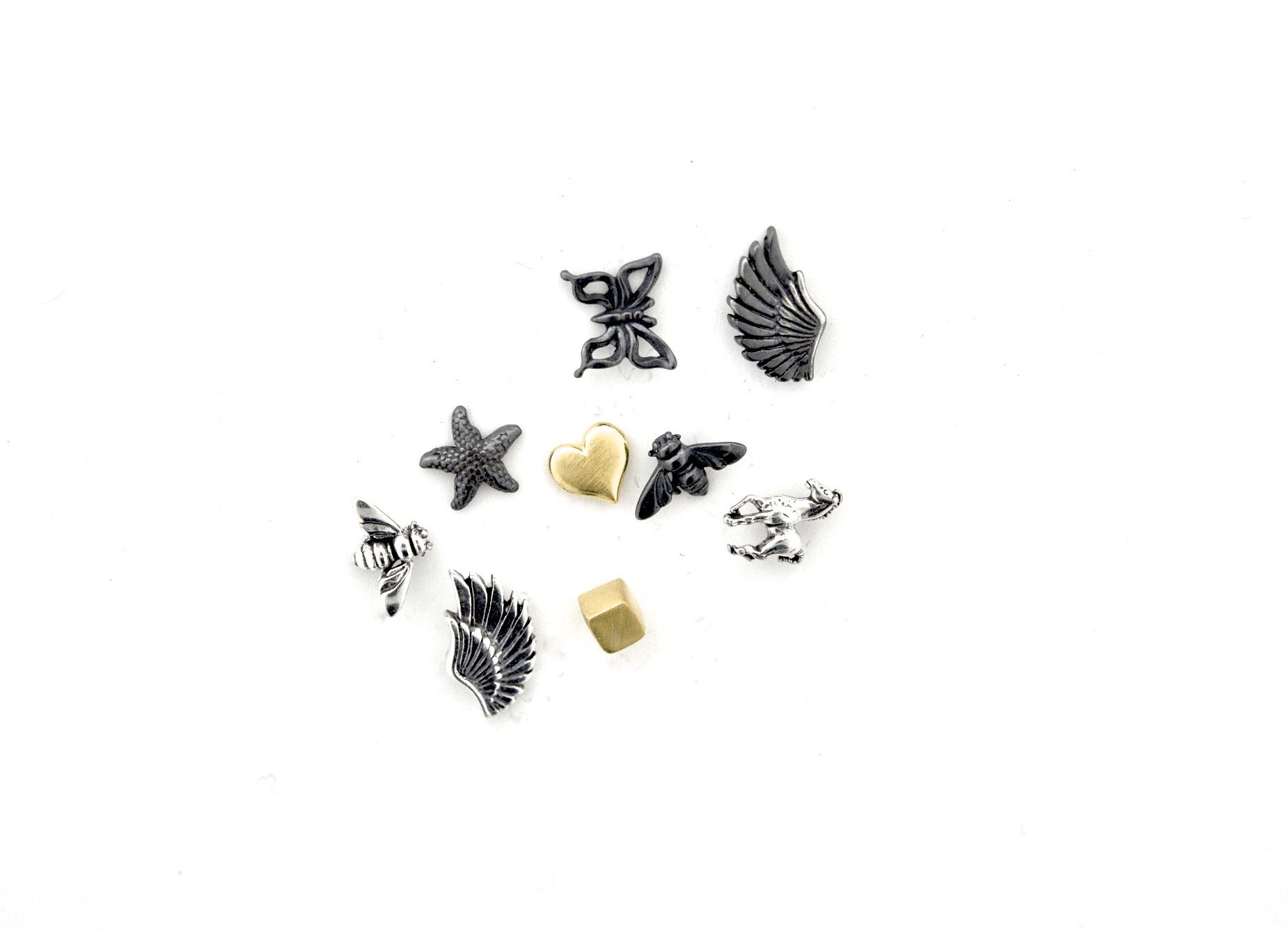 earrings / studs WINGS pair