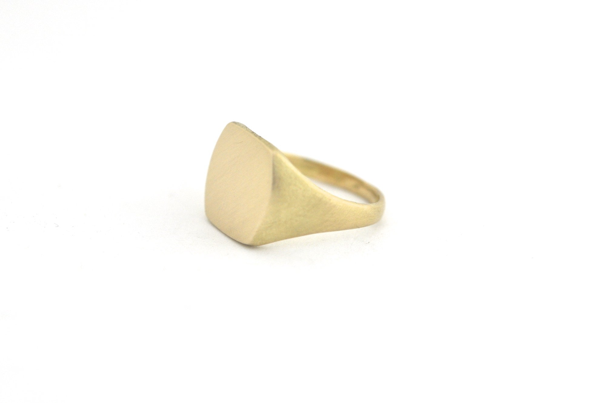 ring / UNISEX signet ring SIMPLE SQUARE