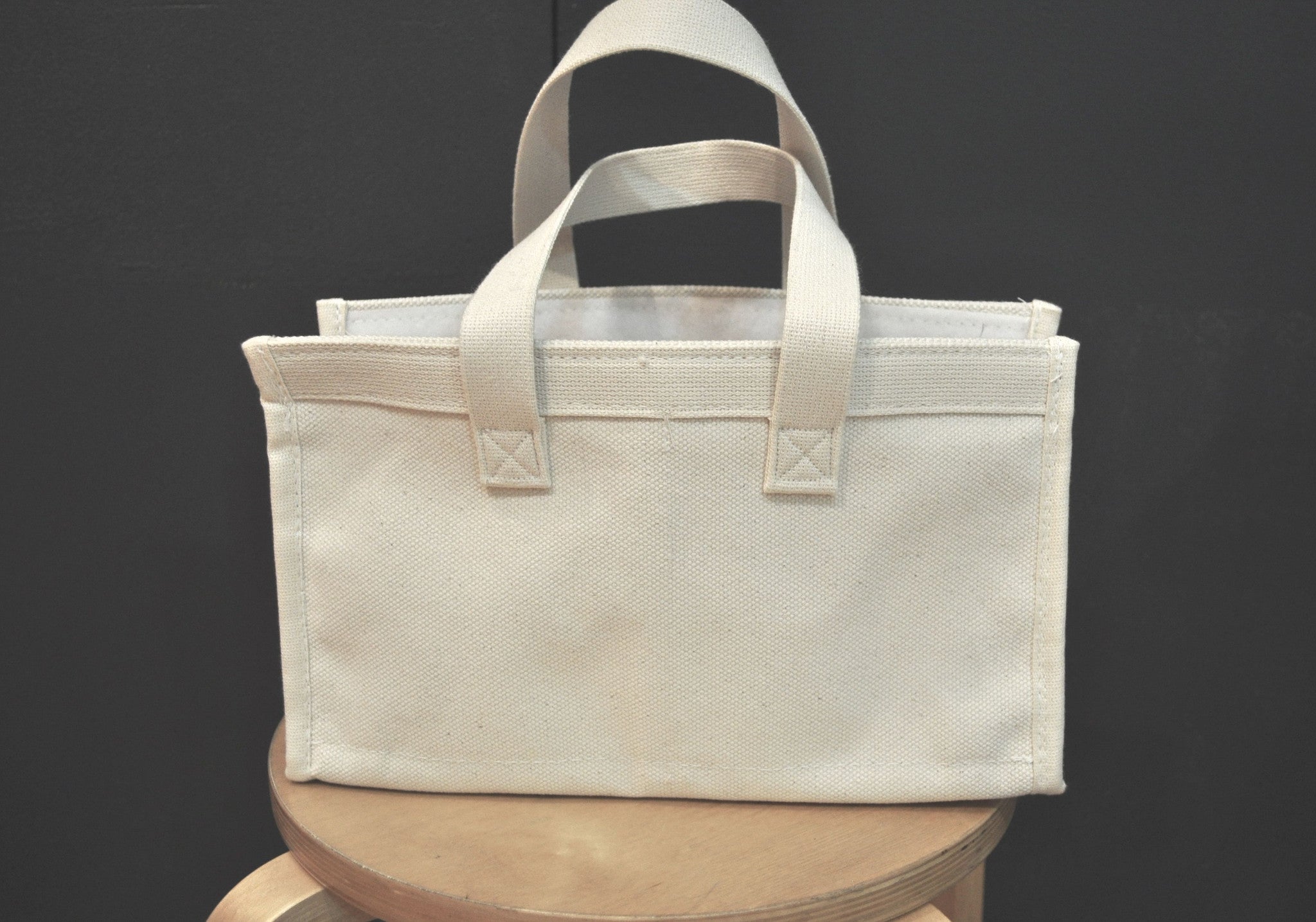 tools / heavy duty utilitarian canvas tote bag SMALL