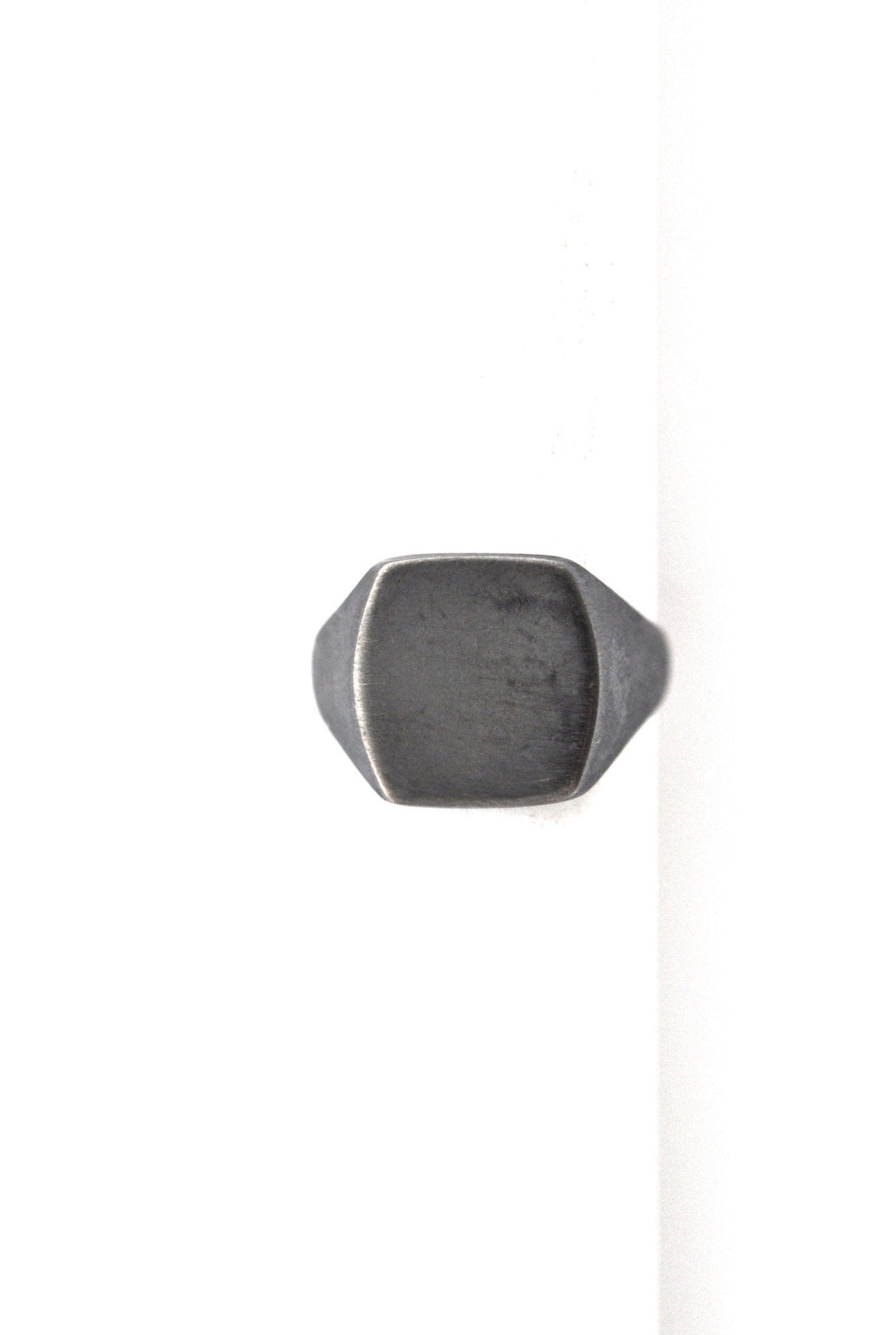 ring / UNISEX signet ring SIMPLE SQUARE