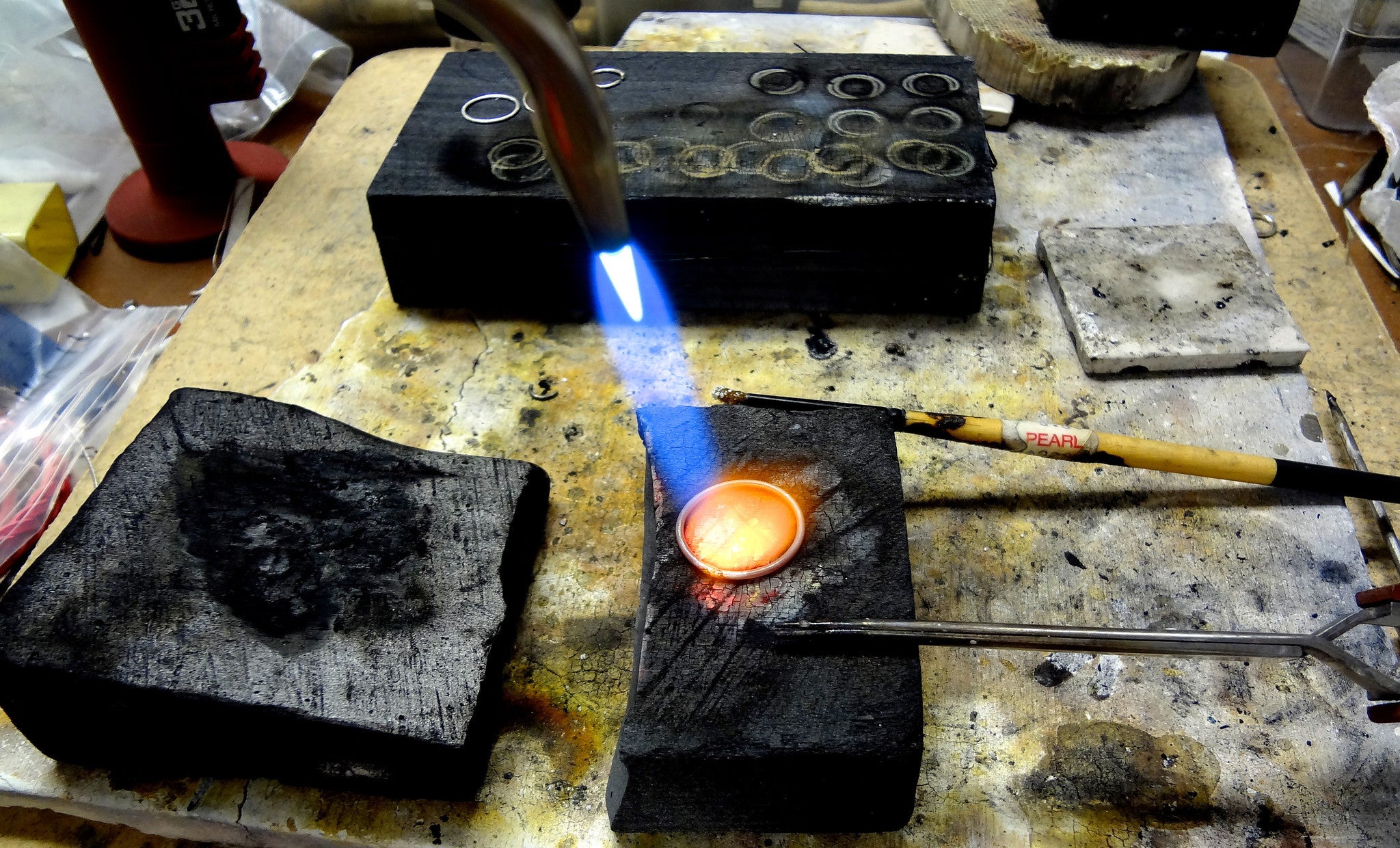 workshop / intro to working with metals: personalized silver link bracelet / necklace