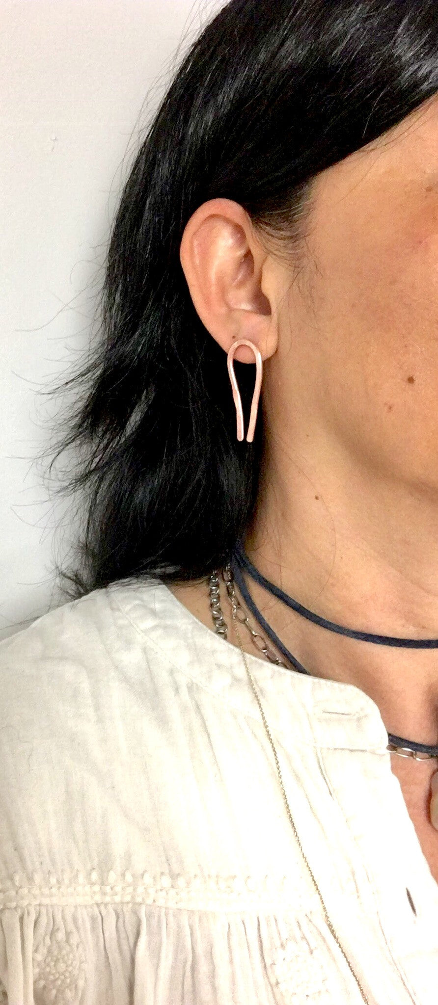 workshop / intro to working with metals + making HOOP or RIBBON EARRINGS