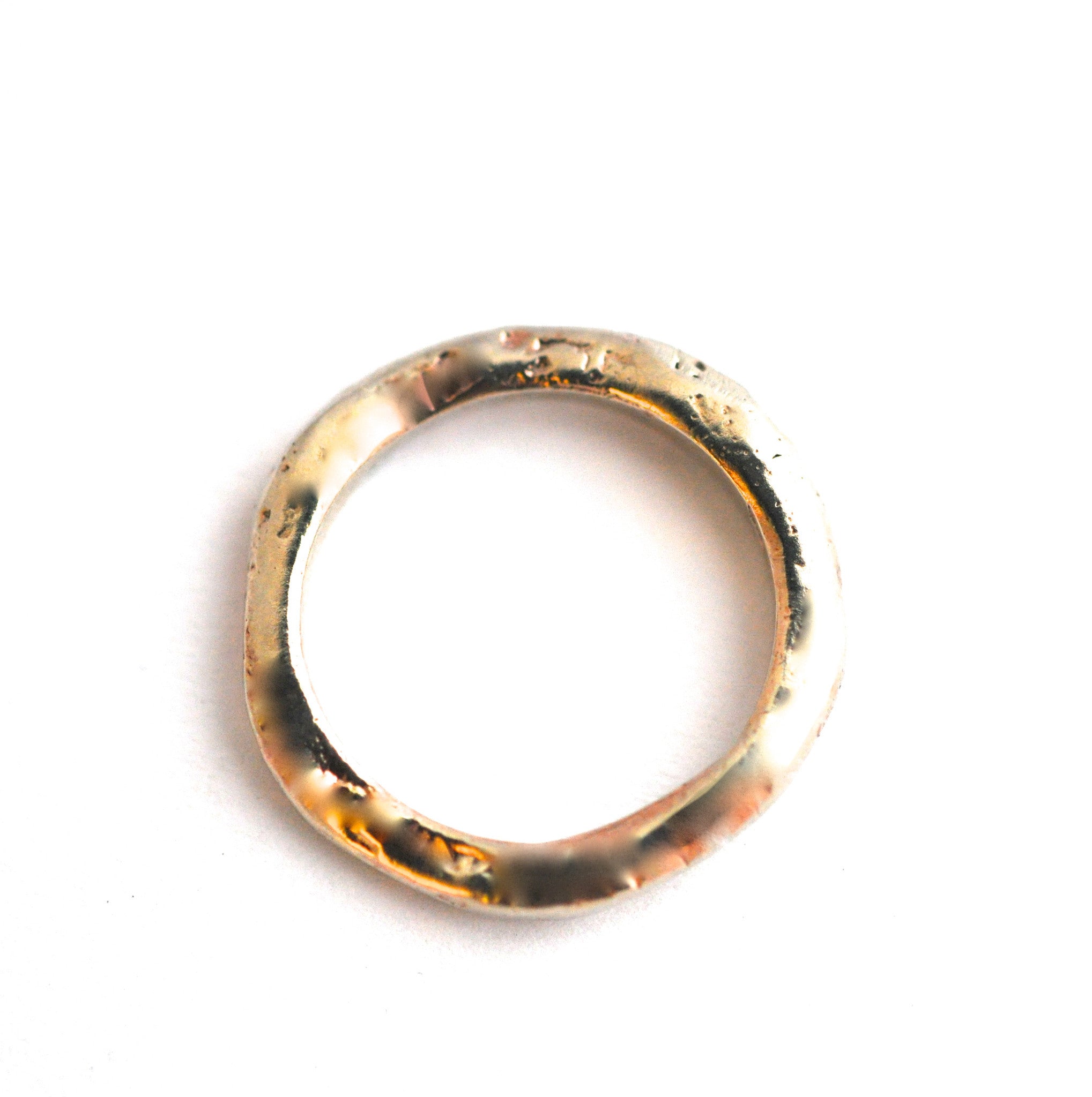 wholesale/ring/organic edge bone ring choice of metals