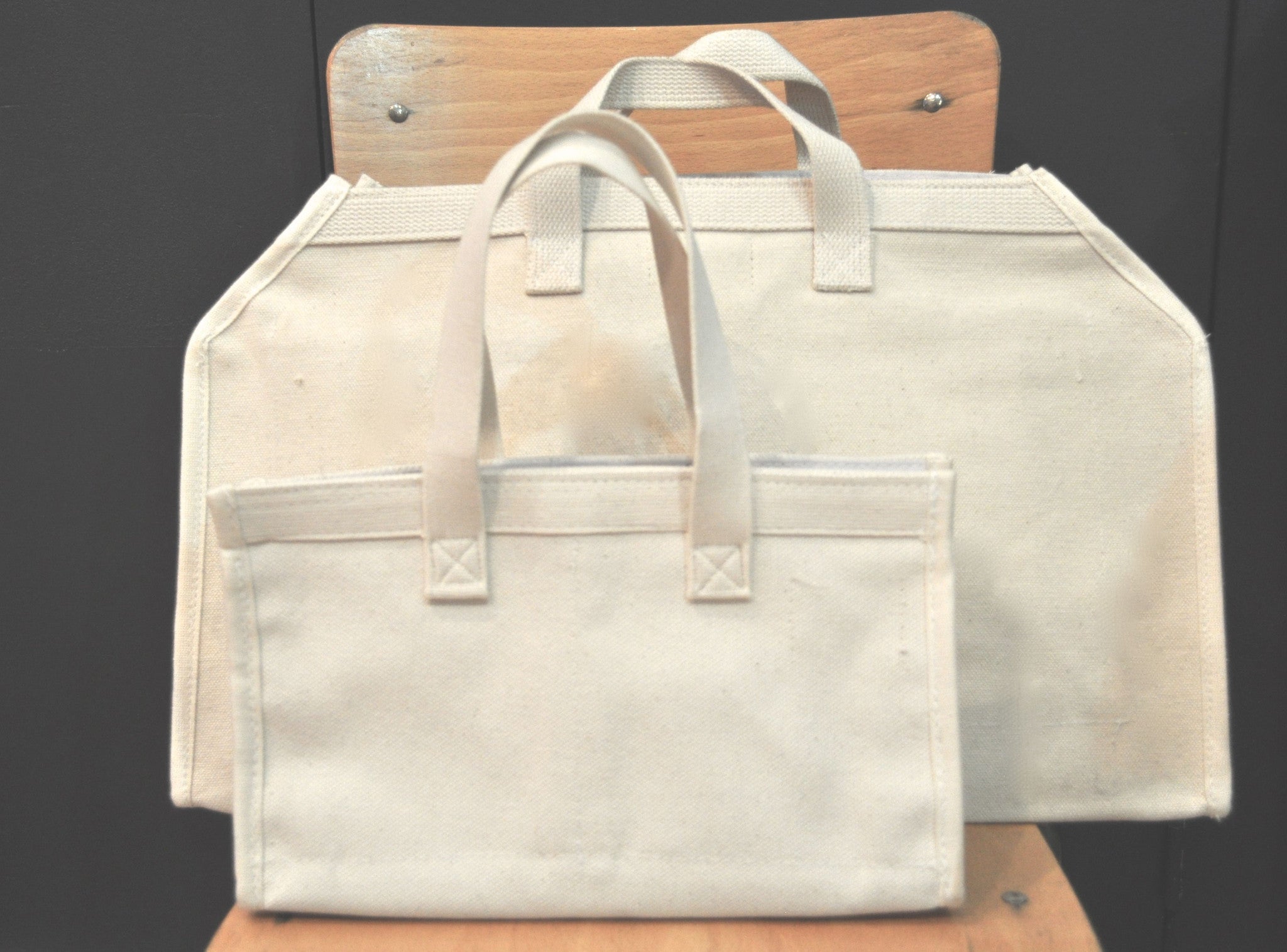 tools / heavy duty utilitarian canvas tote bag SMALL