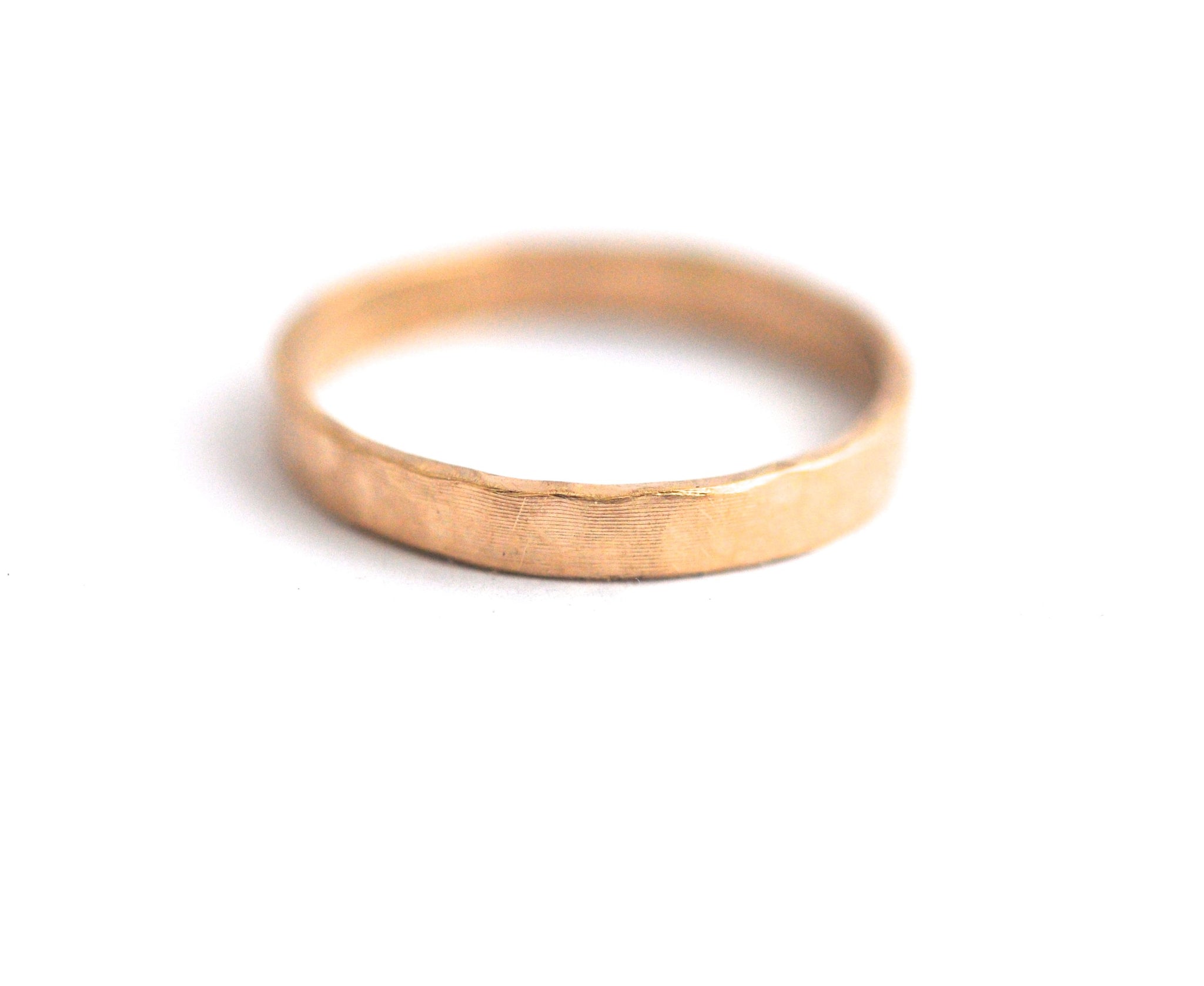 ring / band 3MM HAMMERED