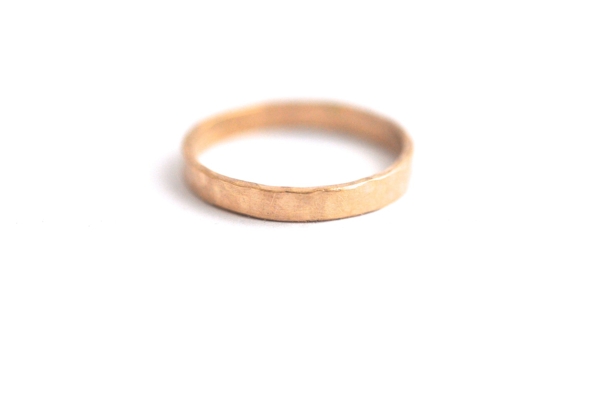 ring / band 3MM HAMMERED