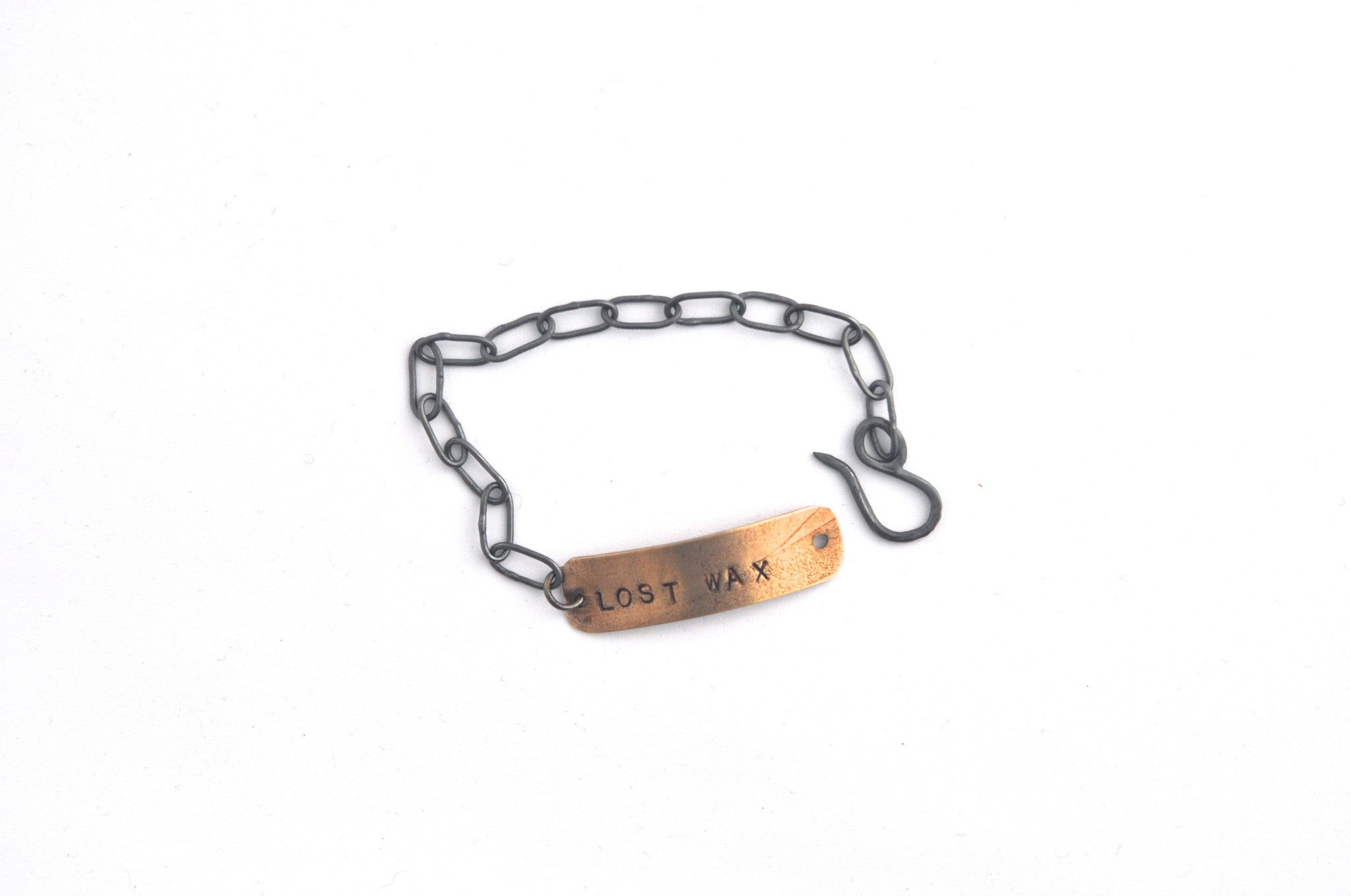 workshop / intro to working with metals: personalized silver link bracelet / necklace